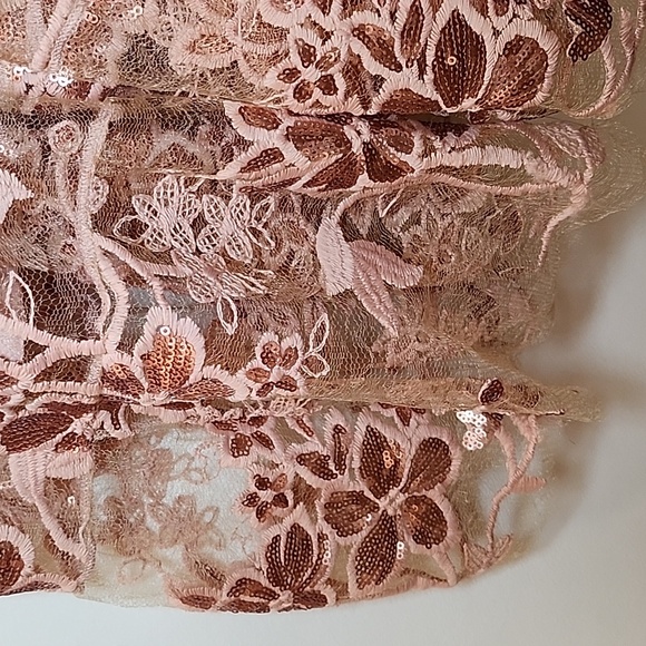 Dress The Population Fairycore Ally Floral Cocktail Dress Size Small - Picture 15 of 16